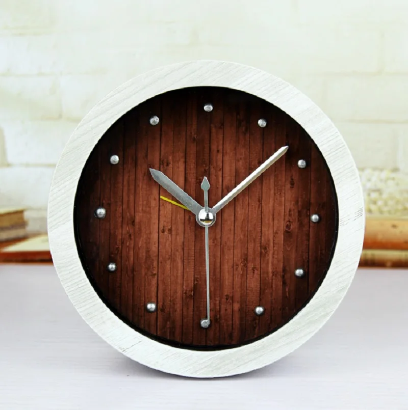 digital table clock alarm clock vintage watches reloj klok home decor electronic desk clock automobile clocks 3D Plastic Rustic