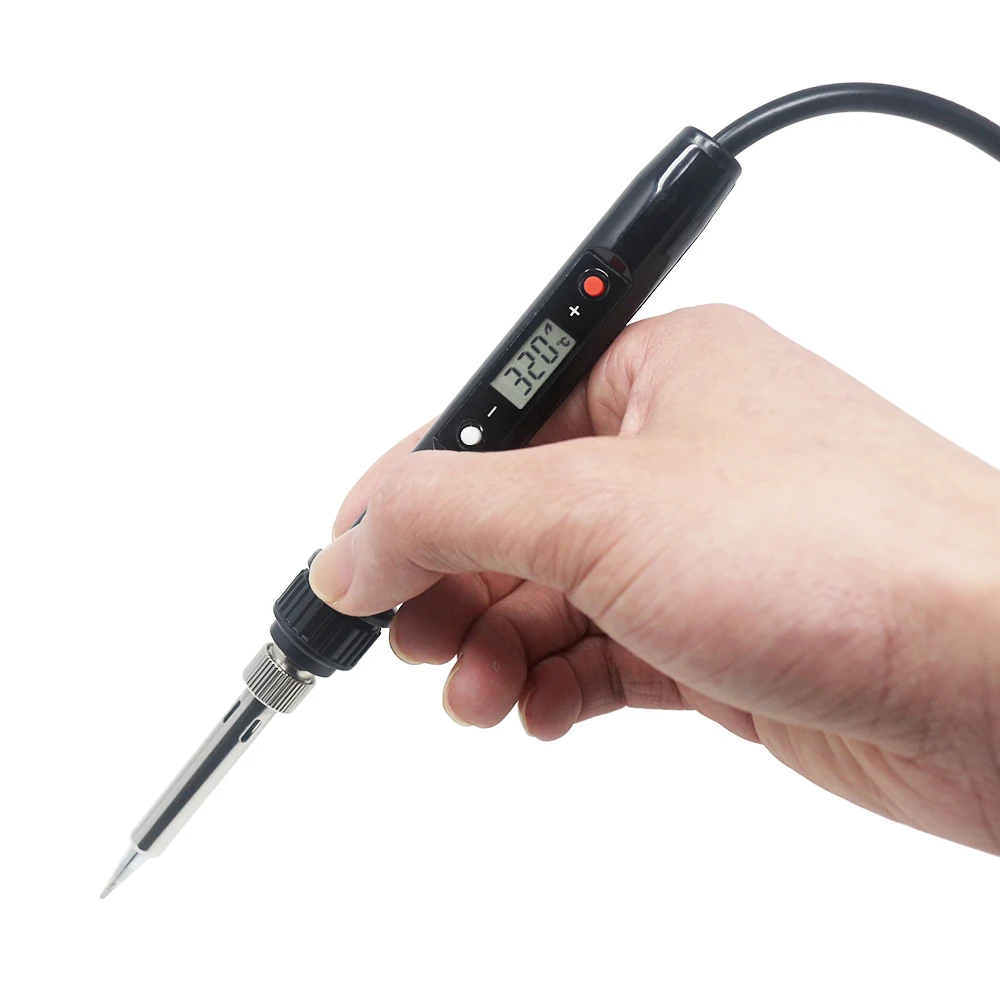 

80W Electric Soldering Iron with EU Plug AC 200-240V Welding Tin Tool Handheld Solder Wire 180-480C