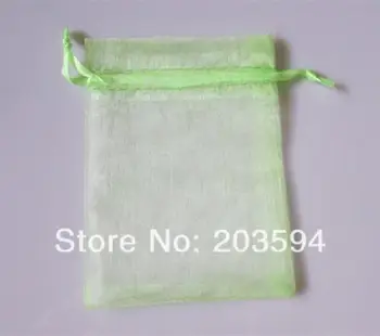 

500pcs/lots Light Color Jewelry Packing Drawable Organza Bags 7x9cm,Wedding Gift Bags & Pouches