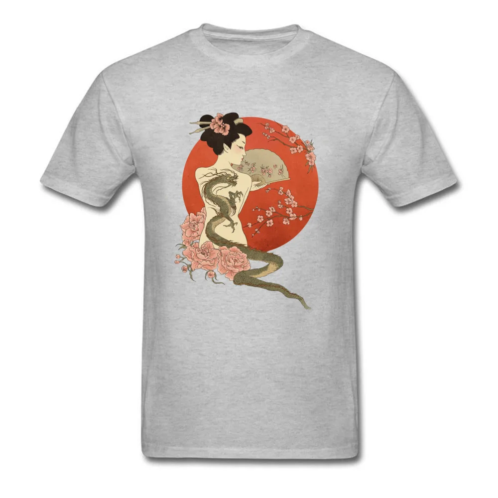 A dragons Tale Funny T-shirts for Men All Cotton Autumn T Shirt Fitness Tight Tops T Shirt Short Sleeve Funky Round Neck A dragons Tale grey