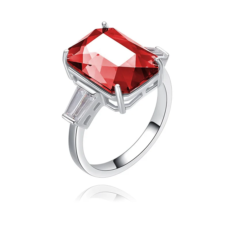 

925 Sterling Silver Elegant Setting Rings for Women embellished with crystals from Swarovski Charm Shining Fine Jewelry Gift