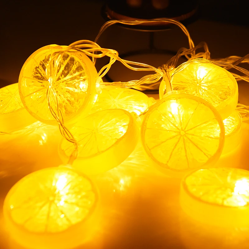 5 м 20 лампочек Lemon LED сказочные огни гирлянда рождественские гирлянды свадебные