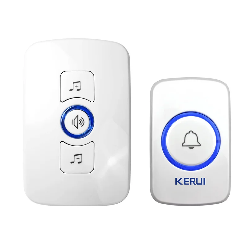 Kerui M525 беспроводной дверной звонок системы 32 Песни Дополнительный дверной звонок передатчик куранты Добро пожаловать охранной сигнализации build-антенна