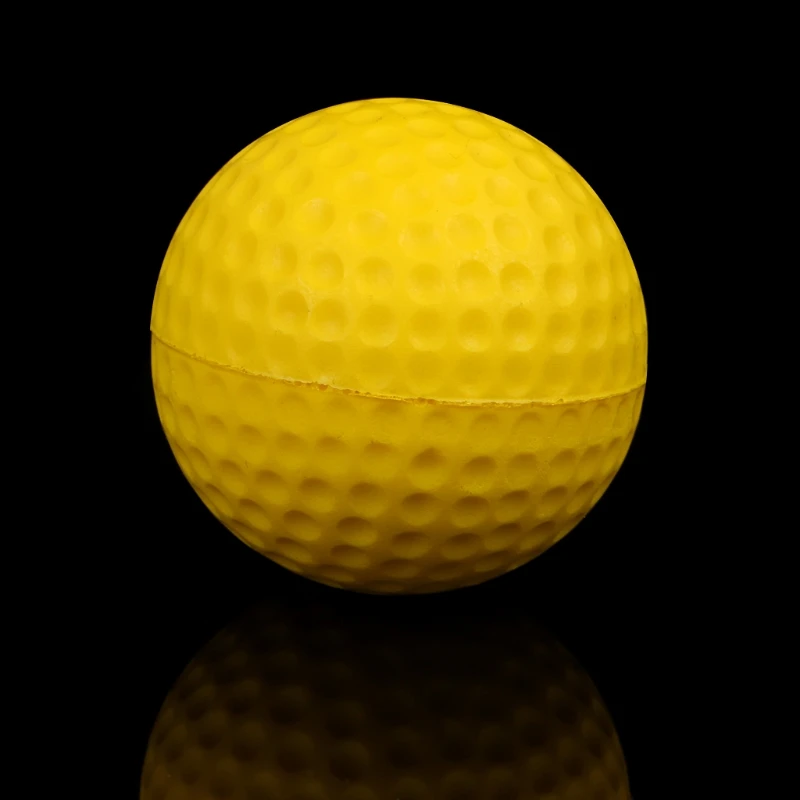 Желтый пенопластовый мяч для гольфа тренировочные мягкие пенные шарики