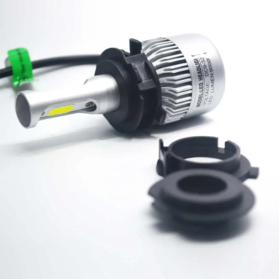H7 LED Headlight Bulbs Adapter Base Holder For Kia K4 K5 Sorento Hyundai Veloster Coupe Sonata 9 Grand SantaFe 5
