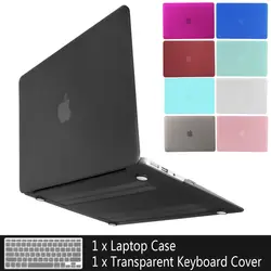 Новый чехол для ноутбука APPle MacBook Air Pro retina 11 12 13 15 mac Book 15,4 13,3 дюймов с Touch Bar рукавом в виде ракушки + крышка клавиатуры