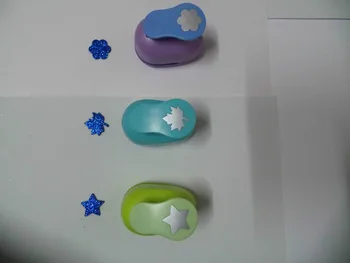 

3pcs(2.5cm) flower,maple,star shape craft punch set Punch Craft Scrapbooking school Paper Puncher eva hole punch free shipping