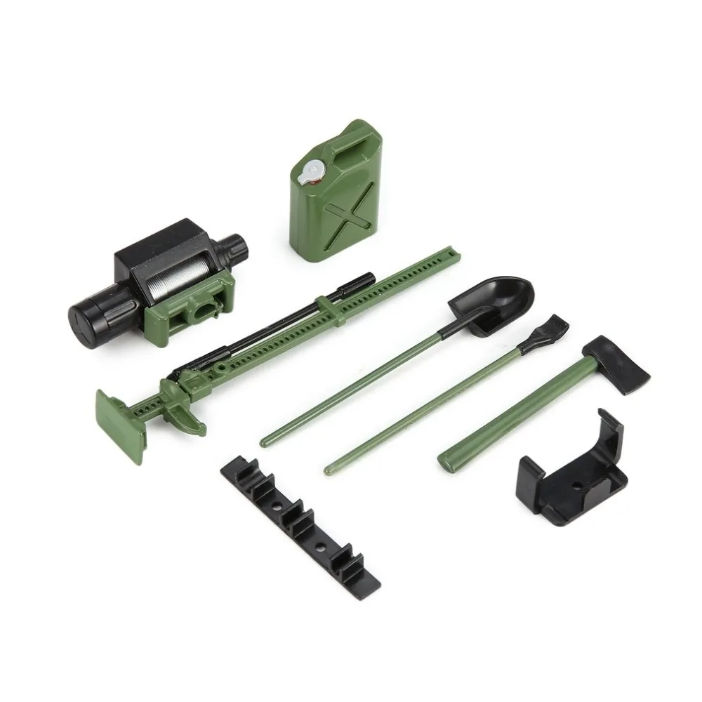 6Pcs RC Decoration Tool Set Box Case Kit Accessories for 1/10 RC Car