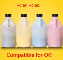 Free Shipping Compatible for oki MC 561 MC 562 Chemical Color Toner Powder Refill toner cartridge printer color powder 4KG