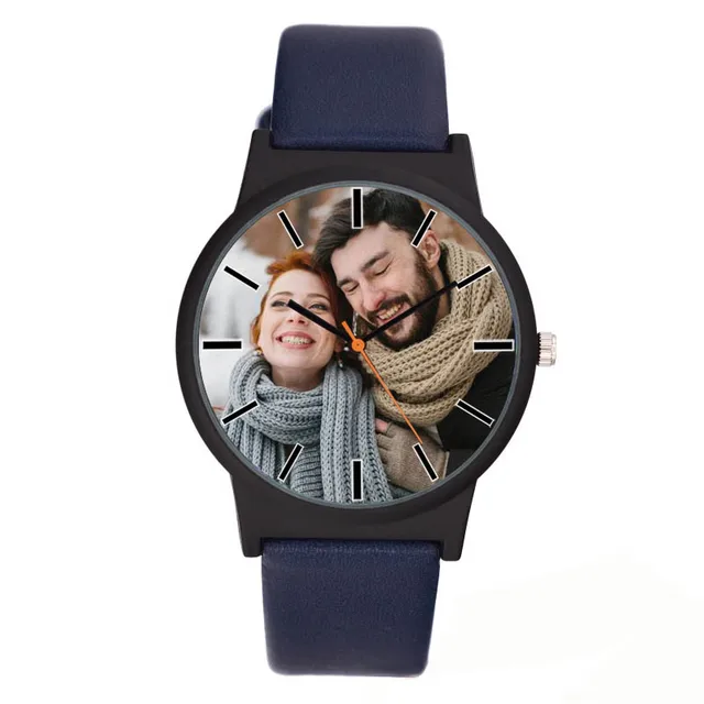 A3307 Lovers watch DIY with your own picture Custom clock dial leather sport cas A3307 Lovers watch DIY with your own picture Custom clock dial leather sport cas