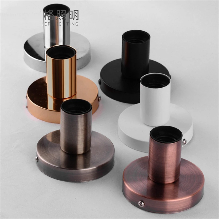 

Retro Louis E27 Ceiling Lights Suction Top Disc Ceiling Lamps Living Room Bedroom Screw Bar Clothing Store Wall Lights Lighting