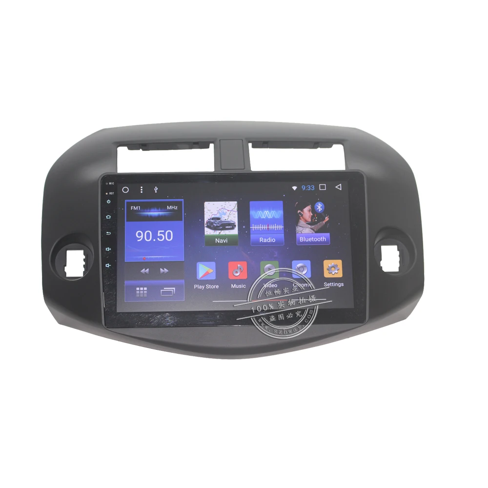 Best HANGXIAN 10.1" Android 8.1 Octa 8 Core 2G RAM 32G ROM Car Radio for Toyota RAV4 2007-2011 Car dvd player GPS Navi BT WIFI Map 3