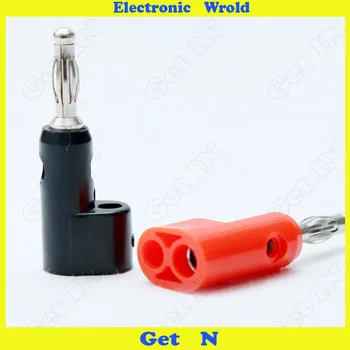 

10pcs 4MM Banana Plug Jack Gun Type Can Be Continued To Insert Copper Socket Bolts Free Solder H-2021