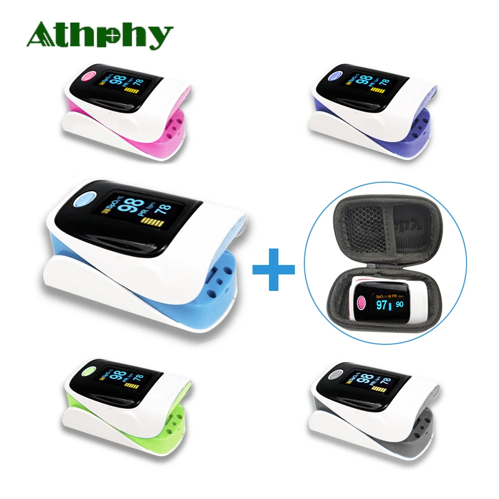 

Athphy Finger Pulse Oximeter OLED Fingertip Oximetro de pulso de dedo Pulse Oximeters Saturator Pulsioximetro Heart Beat Hotsale