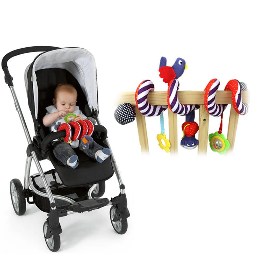 Baby 0 12 months cot for Baby Spiral Pendant musical Toy Car Seat Stroller crib Infant Plush