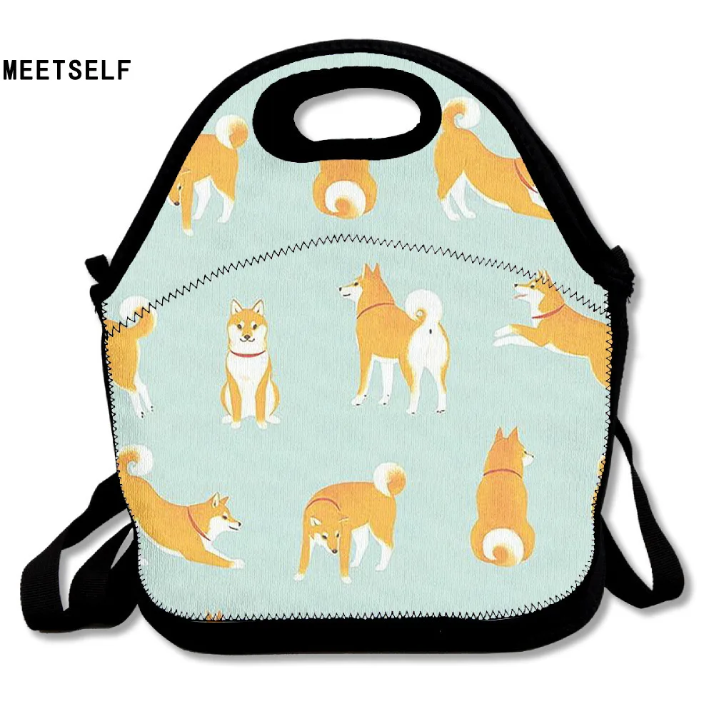 MEETSELF 3D Print Cute Shiba Inu Lunch Bags Insulated Waterproof Food Bag Girl Packages Womens Kids Babys Boys Handbags boys-lunch-bag : image MEETSELF 3D Print Cute Shiba Inu Lunch Bags Insulated Waterproof Food Bag Girl Packages Womens Kids Babys Boys Handbags boys-lunch-bag
