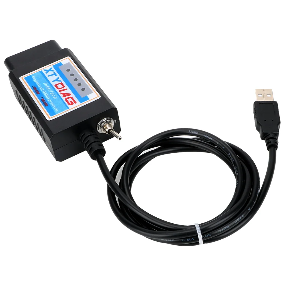 LEEPEE ELM 327 CAN/MS CAN PIC18F25K80 чип для Forscan OBD2 диагностический сканер ELM327 V1.5 USB переключатель