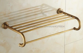 

Bathroom Copper Towel Bar Antique Brass Toilet Towel Holder Towel Rack Shelf Solid Holder Brief Fixed Bathroom Accessory Nba026