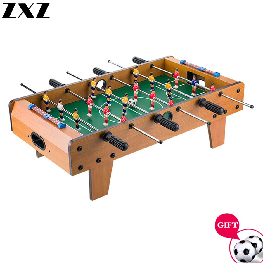 Monótono Grasa No quiero Mesa de Futbolín de madera para niños, máquina de fútbol, juguete doble para  regalo de Navidad, entretenimiento para adultos, Bar, mesa de juegos,  69CM|Mesas de fútbol| - AliExpress