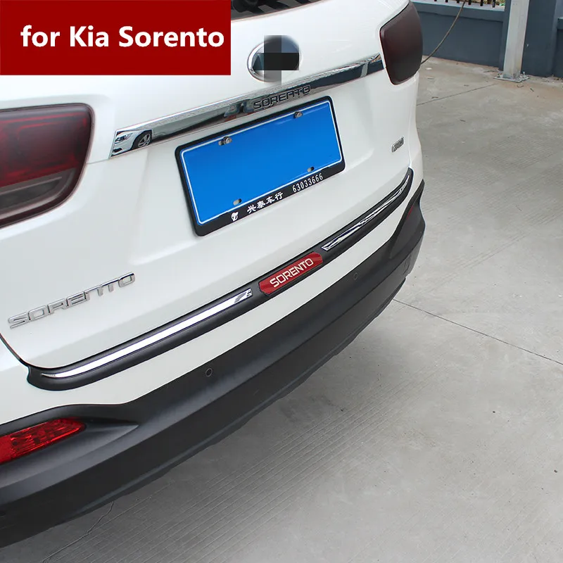 Sorento Защитная панель багажника Модифицированная внутренняя защитная пластина для Kia Sorento L 2015-2019 специальная для украшения интерьера Sorento Защитная панель багажника Модифицированная внутренняя защитная пластина для Kia Sorento L 2015-2019 специальная для украшения интерьера