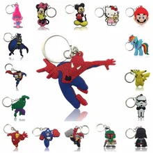 1pcs Avengers Super Mario Mickey Troll Cartoon Figure Key Chain PVC Anime Key Ring Kid Toy Pendant Keychain Key Holder Xmas Gift 1pcs Avengers Super Mario Mickey Troll Cartoon Figure Key Chain PVC Anime Key Ring Kid Toy Pendant Keychain Key Holder Xmas Gift