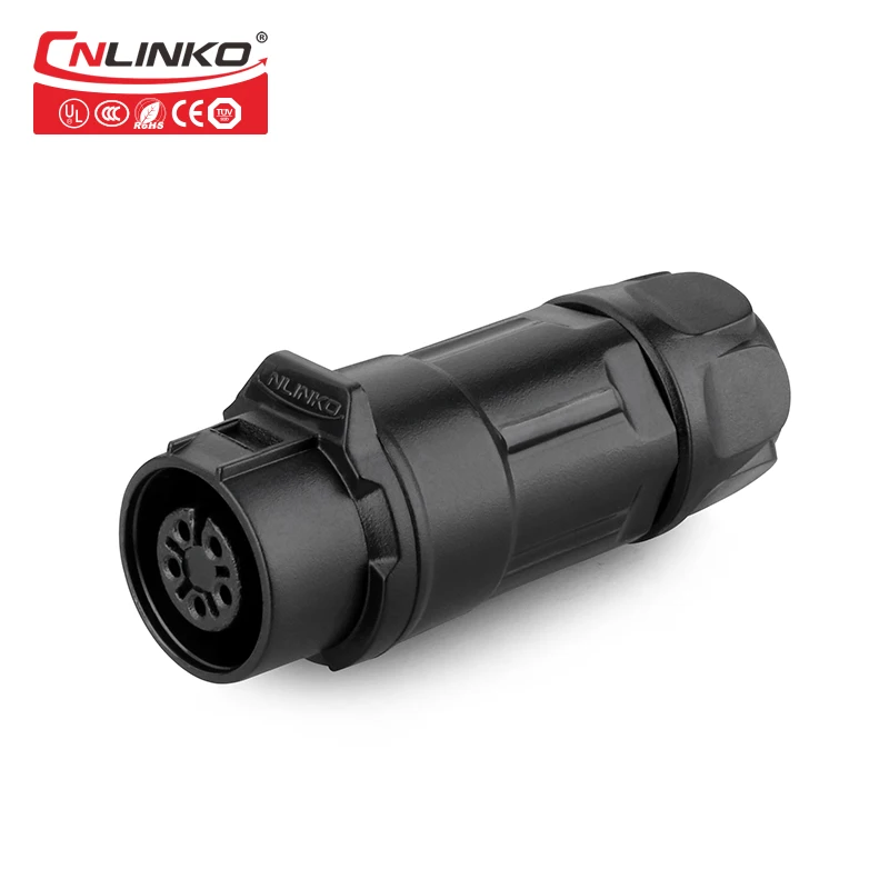 Linko AWG18 5A PBT легко соединяемый IP65 5 Pin M12 штекер наружный осветительный разъем 12 мм