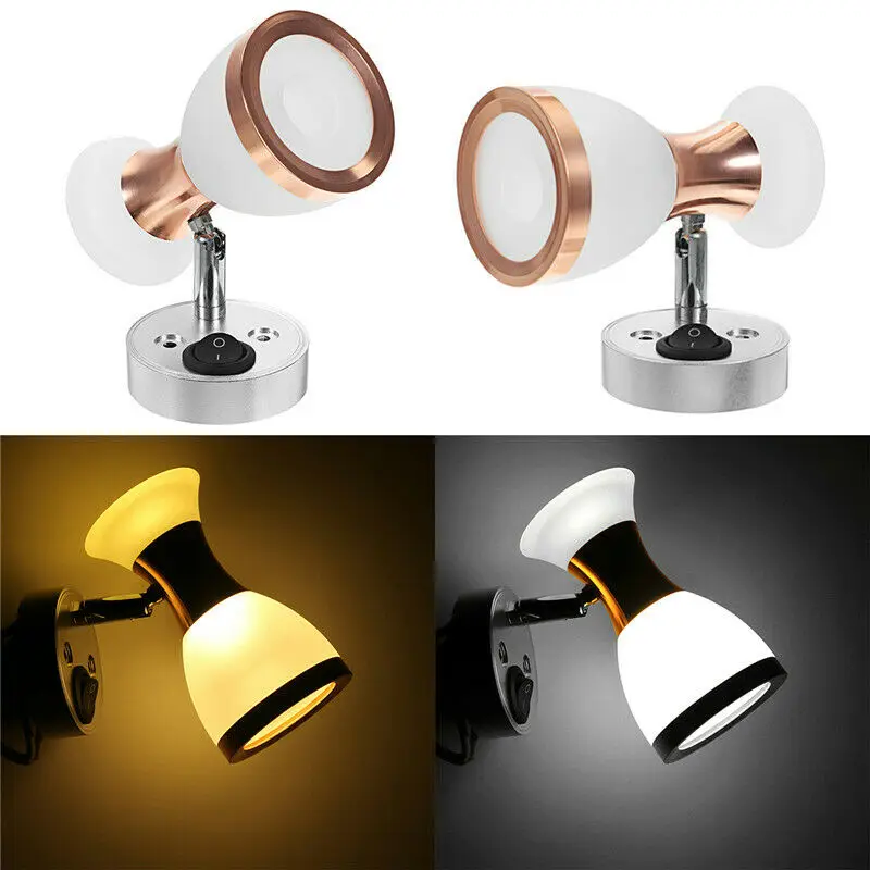 

12Volt DC LED Interior Light RV Caravan Trailer Boat Wall Mount Bedside Reading Book Lamp Great LED Spot Light IP44