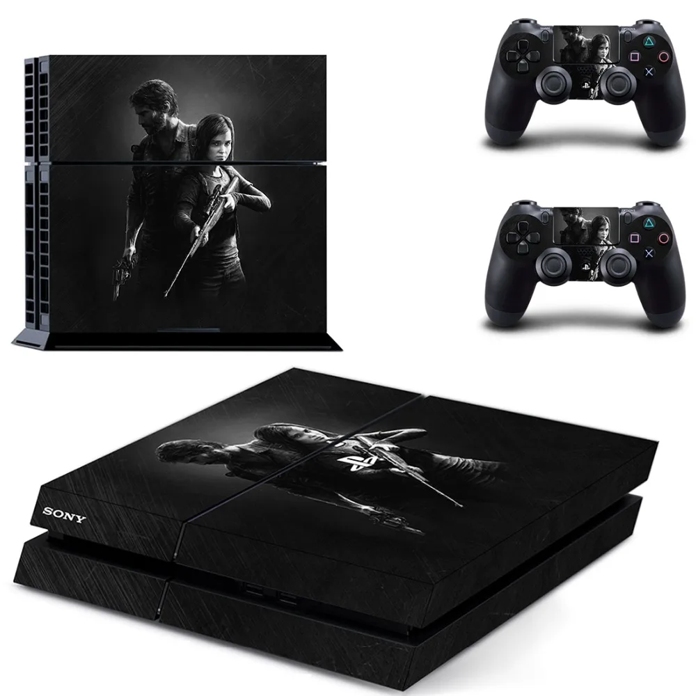 

Game The Last of Us PS4 Skin Sticker Decal Vinyl for Sony Playstation 4 Console and 2 Controllers PS4 Skin Sticker