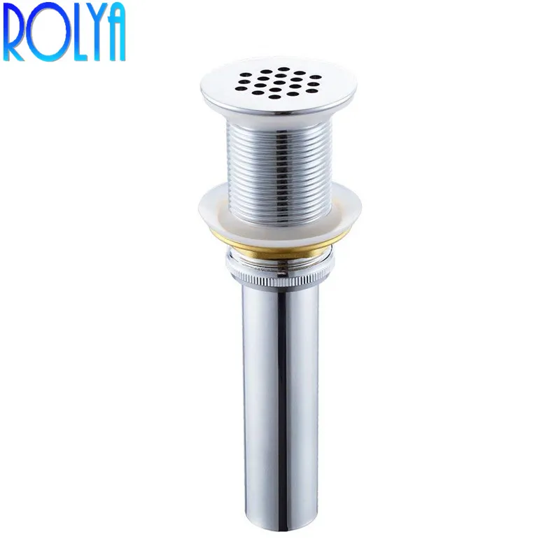 ROLYA Commercial Basin Waste without Overflow, Polished Chrome 1