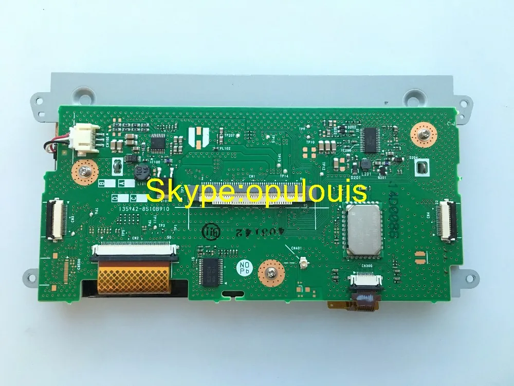 

Free shipping complete screen 6.1inch LCD display with touch digitizer with control pc board for Camry map Navi Car DVD audio