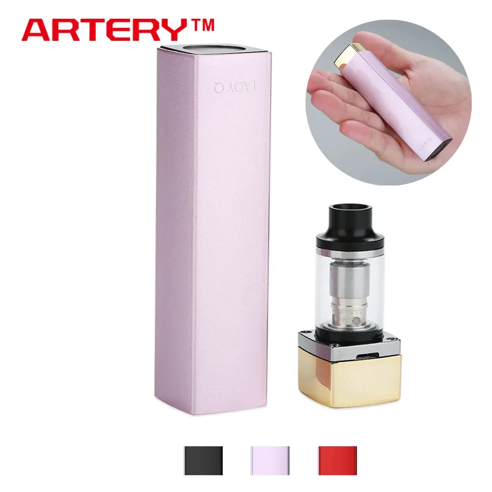 

Clearance Sale Artery Lady Q Starter Kit Built-in 1000mAh Battery 1.5ml Tank Portable for Ladies Girls Female Vapers Great Gifts