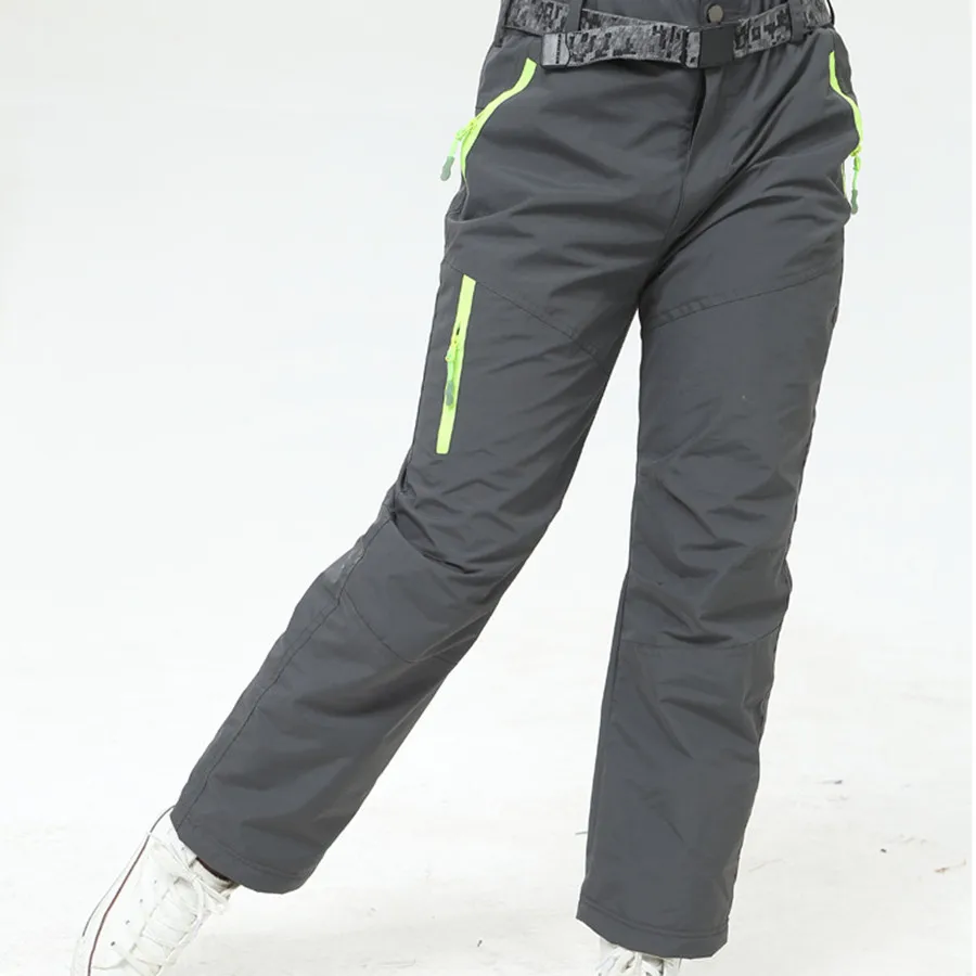 Autumn Winter Children Outdoor Pants Fleece Trousers Russian Winter Snow Kids Girls Boys Windproof Waterproof Ski Pants