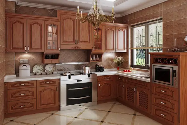 Aliexpress.com : Buy American red cherry wood kitchen