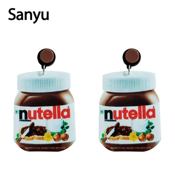 

Exaggerated Funny Chocolate Cream Bottle Acrylic Drop Earrings Lovely Food Dangle Earrings Fashion Jewelry Brincos for Female