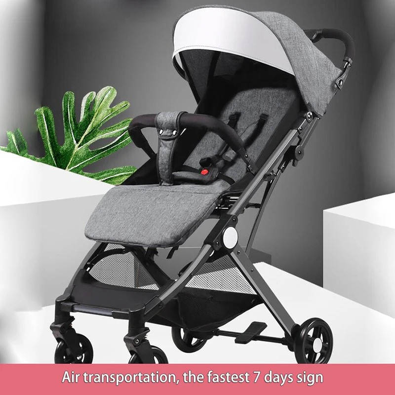 

2019 stroller can sit reclining ultra-light one-handed folding can be on the aircraft trolley case BB trolley, air transport