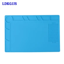 Теплоизоляция силиконовый коврик изолятор коврик настольный коврик обслуживание платформы телефон BGA паяльная ремонтная станция