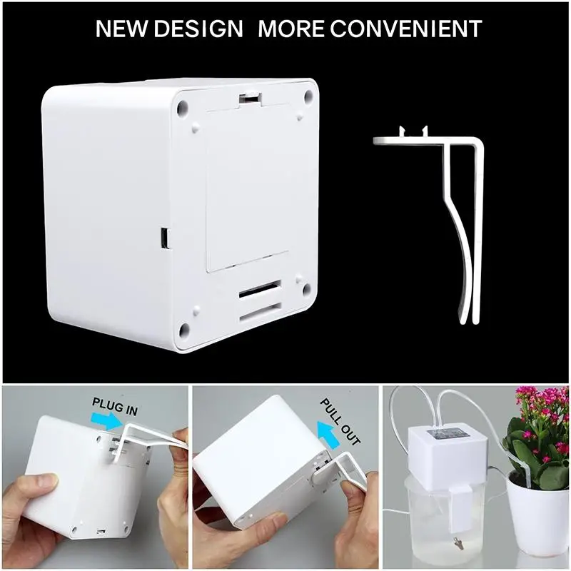 DIY Self Watering System Micro Automatic Drip Irrigation Kit with 30-Day Timer and USB Charging DIY Self Watering System Micro Automatic Drip Irrigation Kit with 30-Day Timer and USB Charging