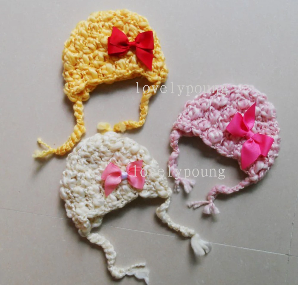 Детская шапка из шерсти ручной работы вязаная крючком для маленьких девочек шапка для малышей Шапка на осень зиму