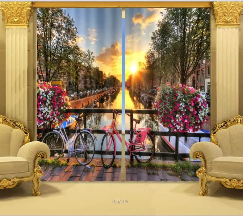 

Alley view 3 d curtain finished product texture three-dimensional rendering of high-grade 100% shading