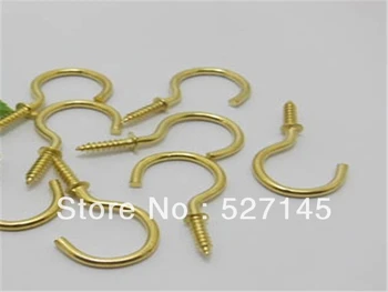 

Free Shipping 50Pcs/Lot Screw Cup Hook Eye for Curtain Thread 45x23mm Jewelry Findings