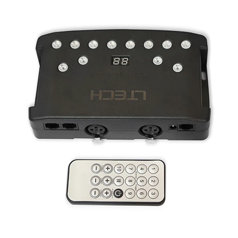

New Led DMX Master Controller IR Wireless Remote 1024 Channel RGB led strip Controller Mini-USB XLR-3 port 4000 steps