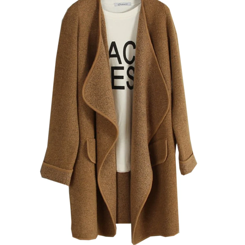 

Women Cardigan sweater 2017 Autumn And Winter Knitted Female sweaters Europe And The United States Large Size Vestidos MMY50156