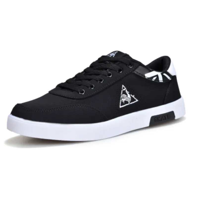 New 2019 Spring Summer Canvas Shoes Men Sneakers Low top Black Shoes Men's Casual Shoes Male Brand Fashion shoesujm9