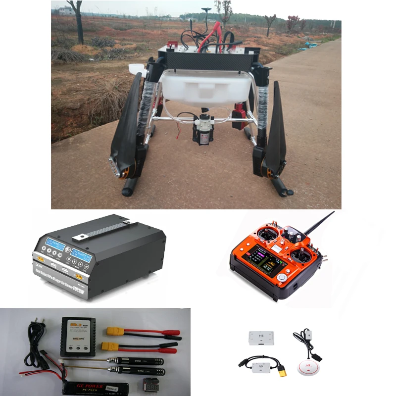 4 axis 10KG Agricultural protection font b Drone b font multi axis Agricultural protection UAV For