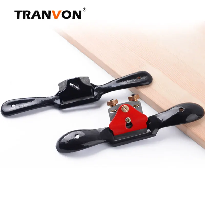 

Adjustable Hand Planer with Flat Base and Metal Blade for Wood Craft Trimming Woodworking Planer Adjustable SpokeShave