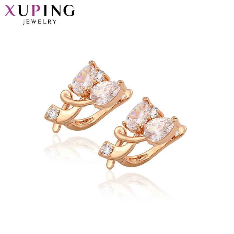 

Xuping Fashion Exquisite Style Earrings of Rose Gold Color Plated Jewelry for Sweet Little Fresh Girl Gifts S136.7-90025