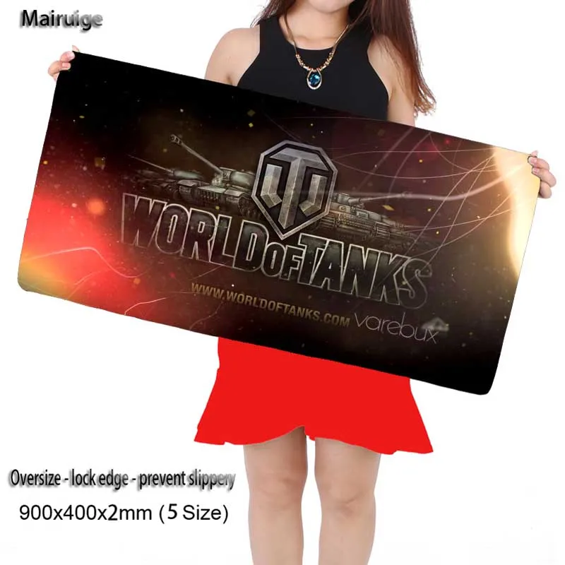 Mairuige World of Tanks логотип игровой компьютер большой Мышь колодки коврик для