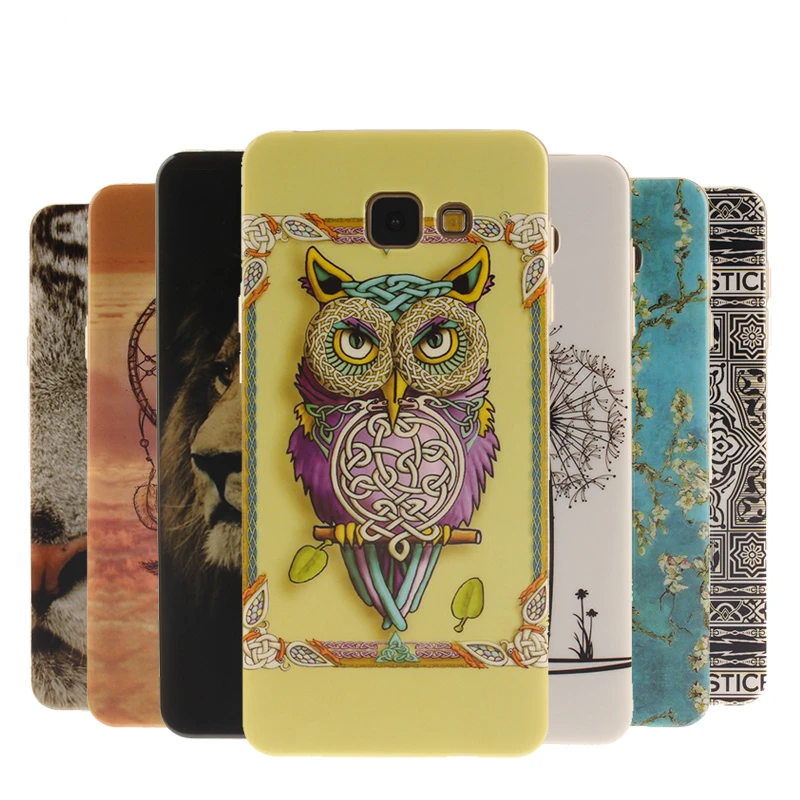 For Samsung Galxy S7 S7 Edge S6 A3 2016 A5 S4 S5 J3 J5 J7 Grand Prime Case Cover Painting Soft TPU Phone Cases coque Fundas