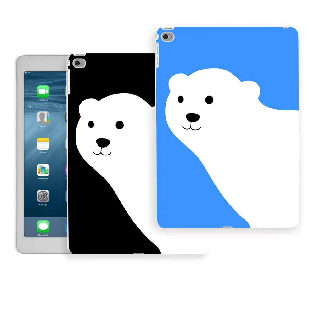 Cute Cartoon Polar Bear Tablet Protective Cover Case for iPad Mini 2