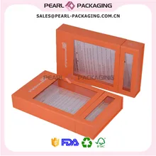 Изготовленный на заказ Роскошный блок удлиняющих волос с тестером кусок, низкая MOQ упаковка волос магнит закрывающая коробка